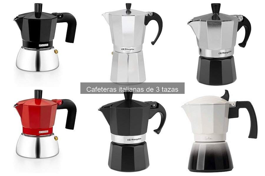 Mejores marcas de cafeteras italianas de 3 tazas