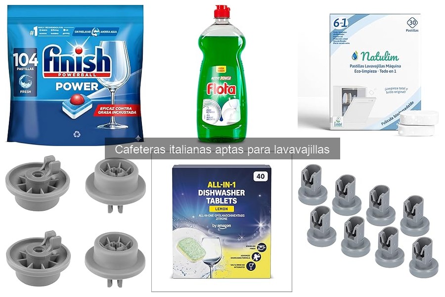 Mejores materiales para cafeteras italianas aptas para lavavajillas