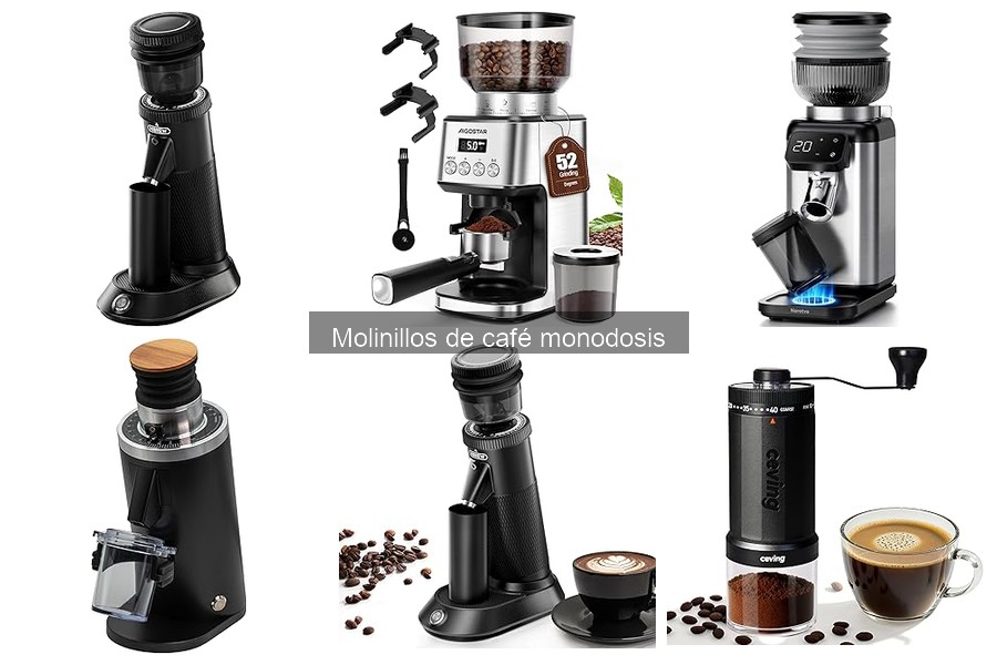 Mejores molinillos de café monodosis para uso en casa