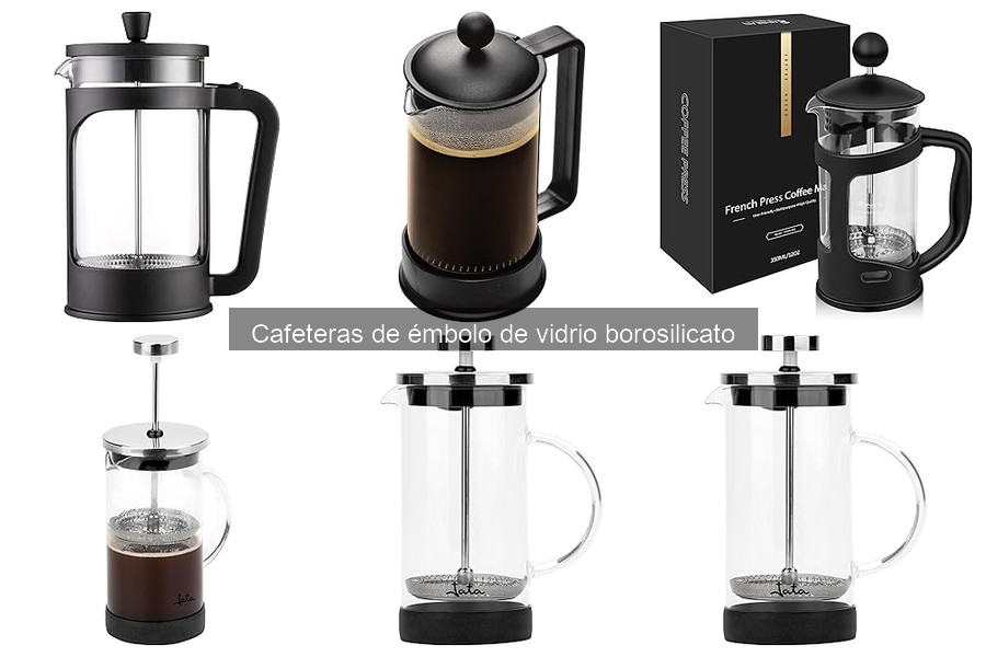 Mejores ofertas en cafeteras de émbolo de vidrio borosilicato