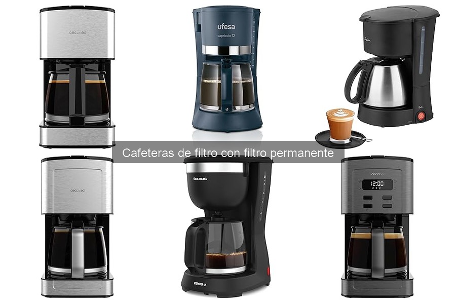 Mejores ofertas en cafeteras de filtro con filtro permanente