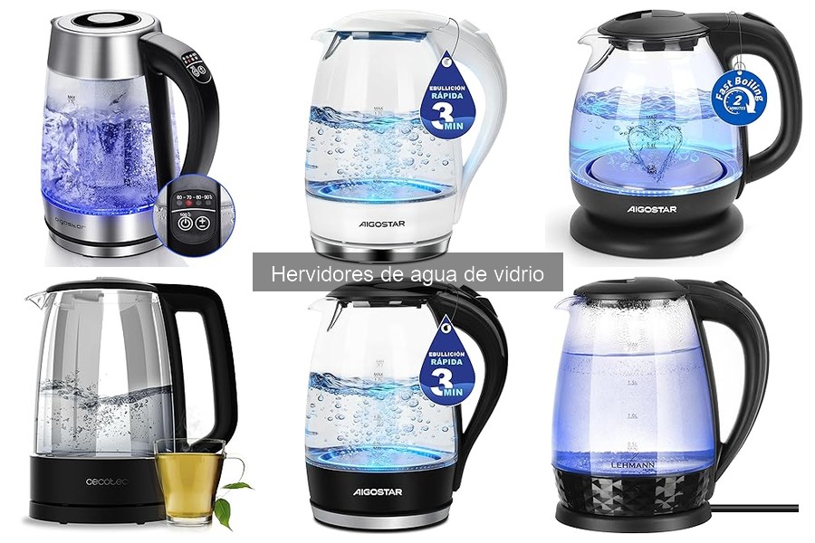 Mejores ofertas y precios de hervidores de agua de vidrio