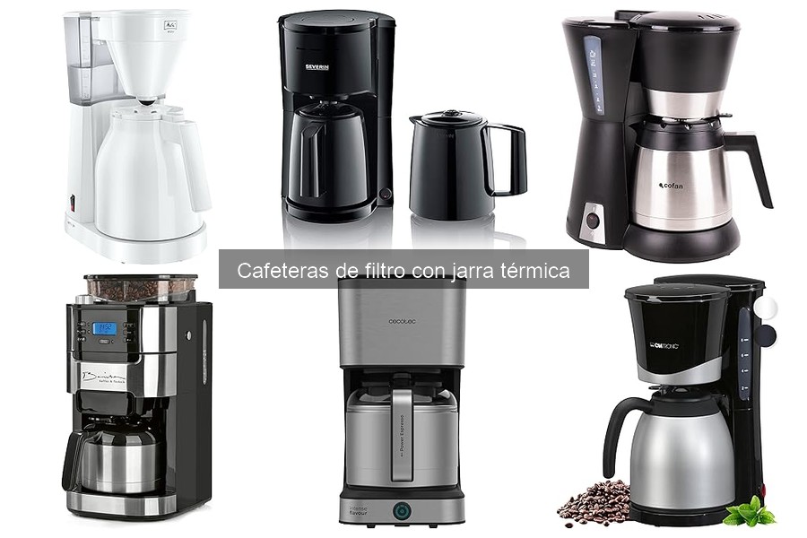 Mejores precios para cafeteras de filtro con jarra térmica