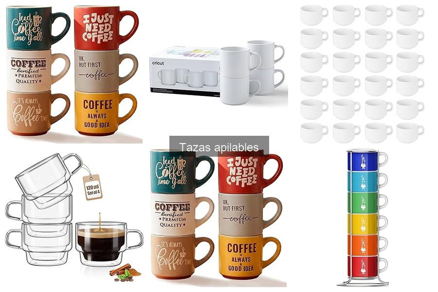 Mejores Tazas Apilables para Regalar en Cualquier Ocasión