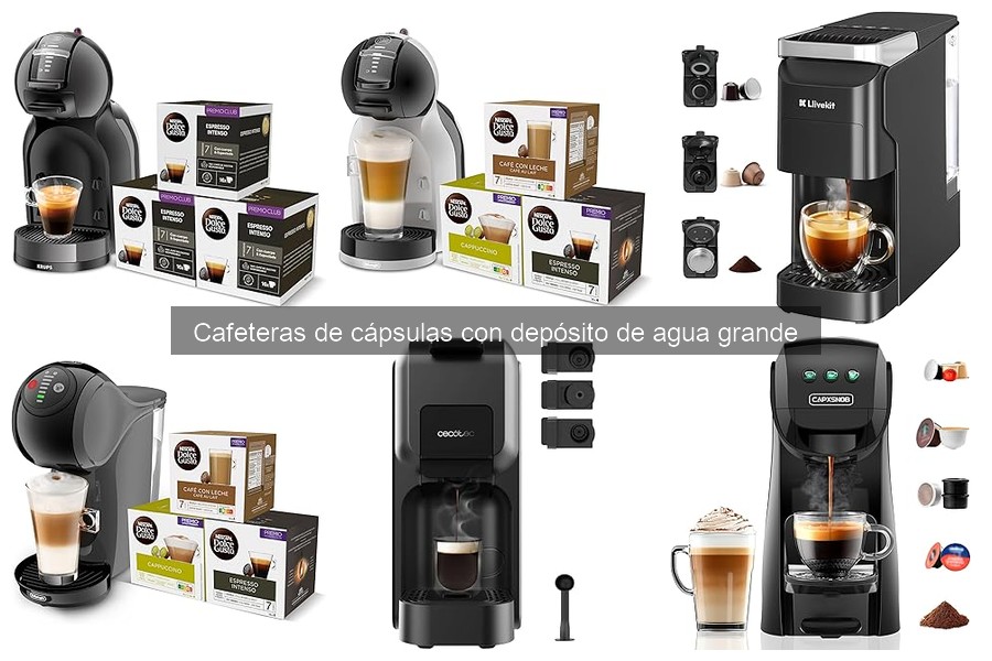 Ofertas en Cafeteras de Cápsulas con Depósito Grande