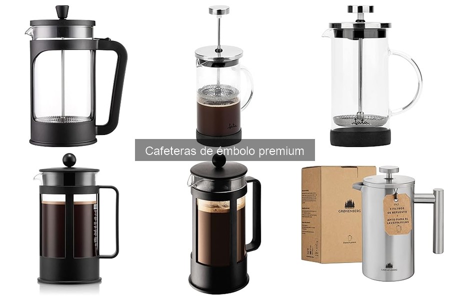 Ofertas en cafeteras de émbolo premium para disfrutar en casa