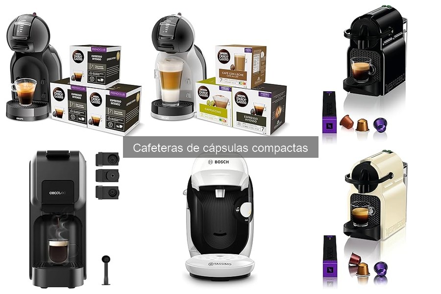 Ofertas y precios de cafeteras de cápsulas compactas