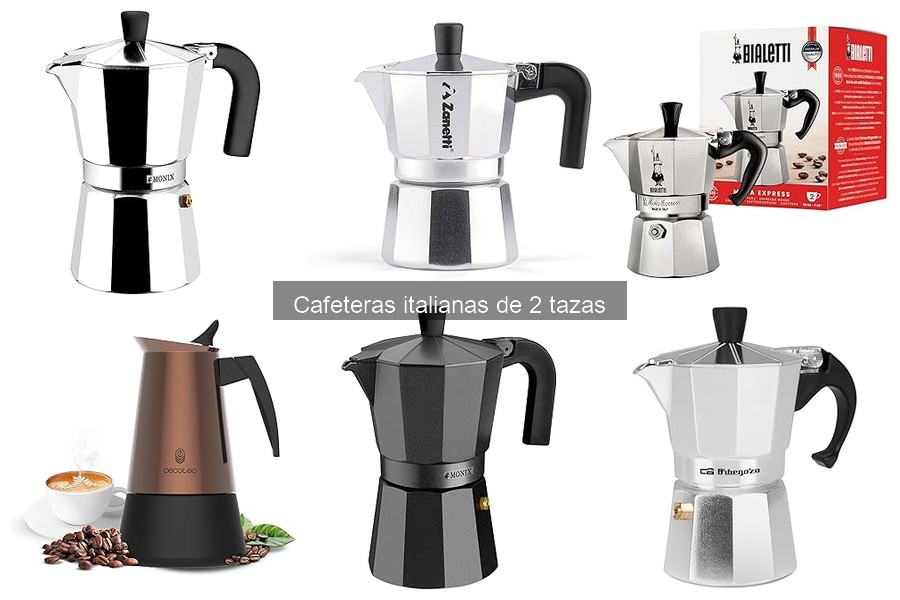 Opiniones de usuarios sobre cafeteras italianas de 2 tazas