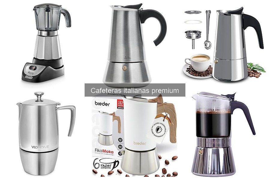 Opiniones de usuarios sobre cafeteras italianas premium