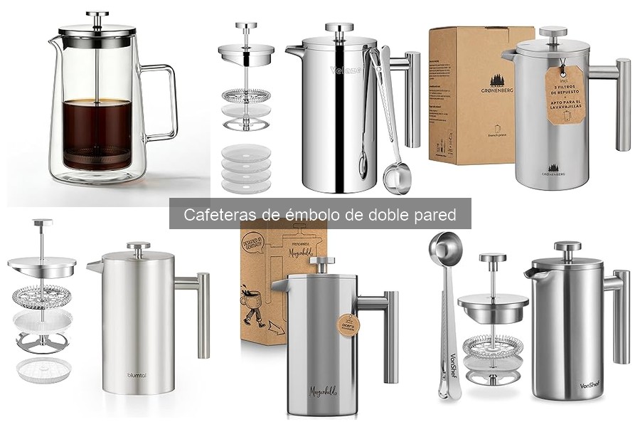 Opiniones sobre Cafeteras de Émbolo de Doble Pared