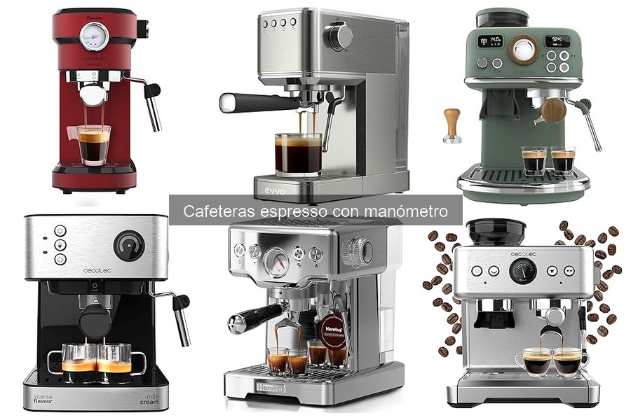 Opiniones sobre cafeteras espresso con manómetro