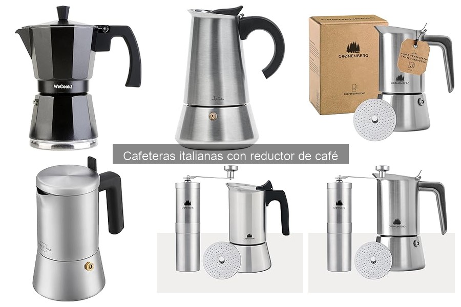 Opiniones sobre cafeteras italianas con reductor de café