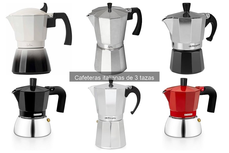 Opiniones sobre cafeteras italianas de 3 tazas
