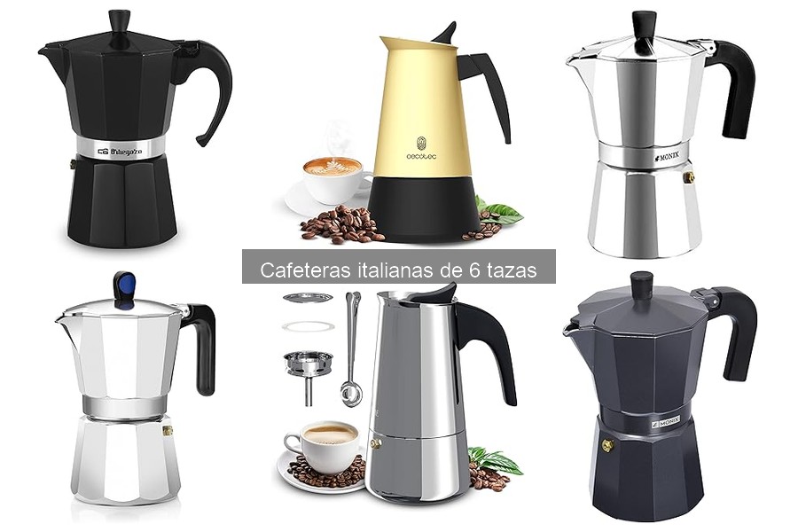 Opiniones sobre Cafeteras Italianas de 6 Tazas