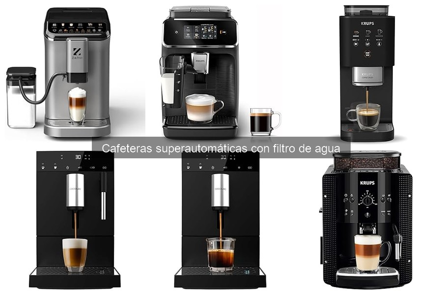 Opiniones sobre cafeteras superautomáticas con filtro de agua
