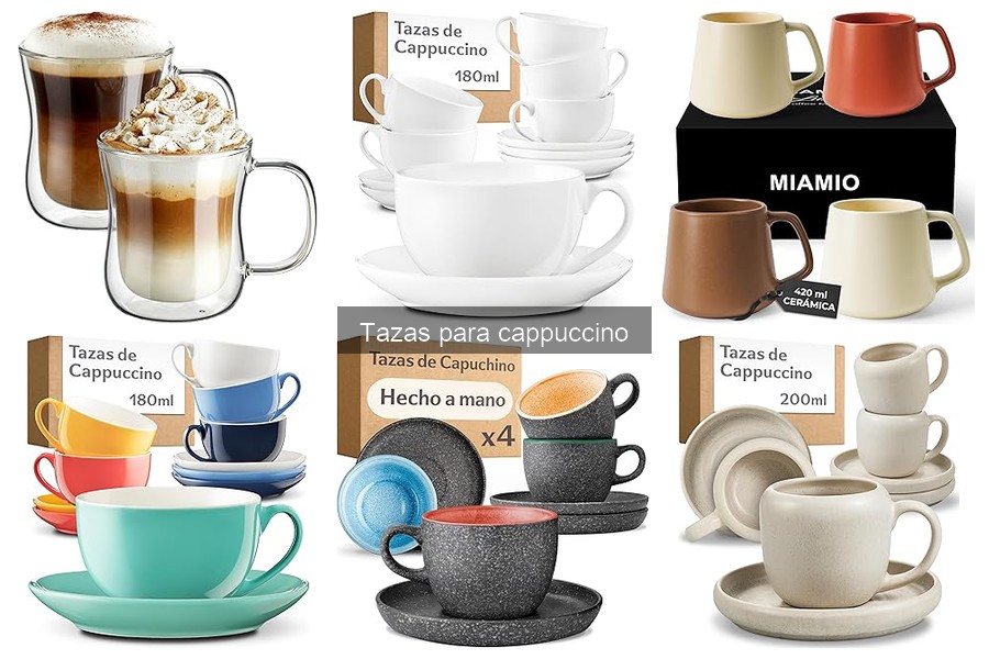 Opiniones sobre tazas de cristal para cappuccino