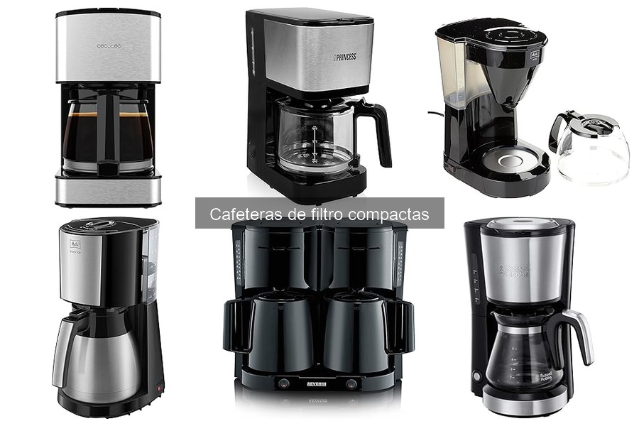 Optimiza tu café en cafeteras de filtro compactas