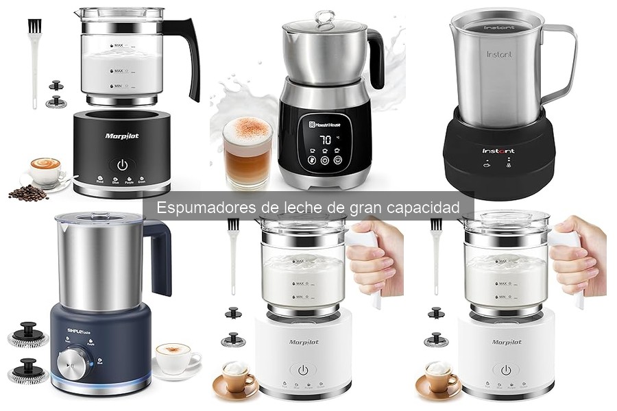 ¿Por qué mi espumador de leche de gran capacidad no funciona?
