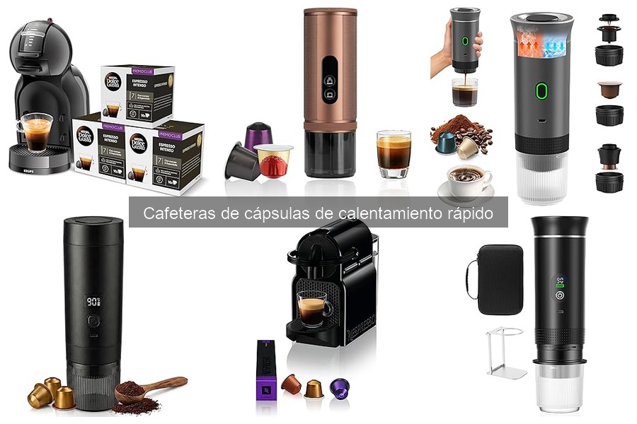 Precio promedio de cafeteras de cápsulas de calentamiento rápido