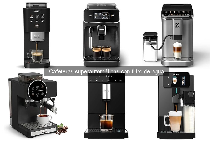 Precio promedio de cafeteras superautomáticas con filtro de agua