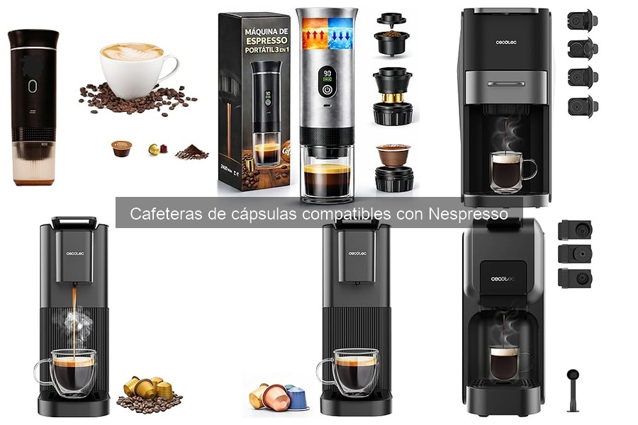 Precios de cafeteras de cápsulas compatibles con Nespresso