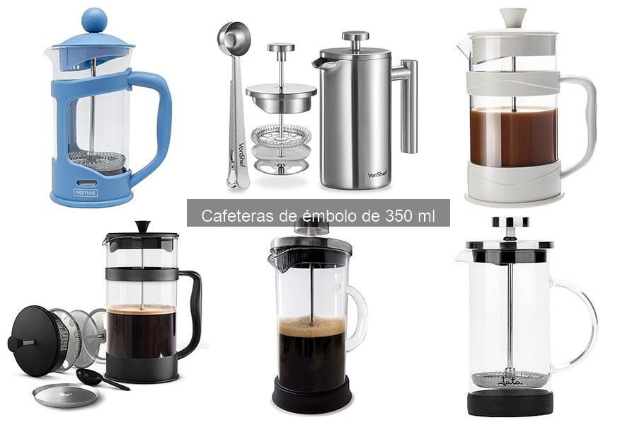 Precios de cafeteras de émbolo de 350 ml: guía 2023