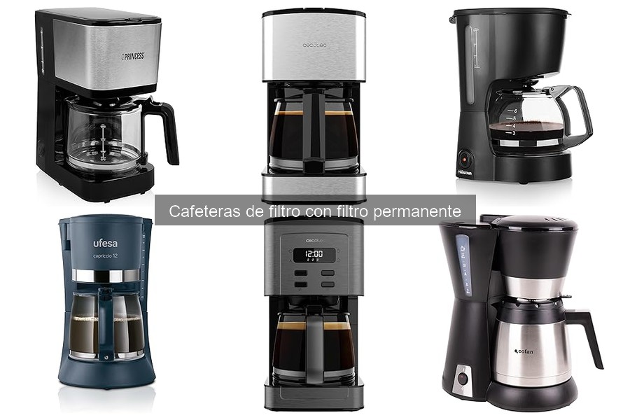 Precios de cafeteras de filtro permanente: Comparativa y opciones