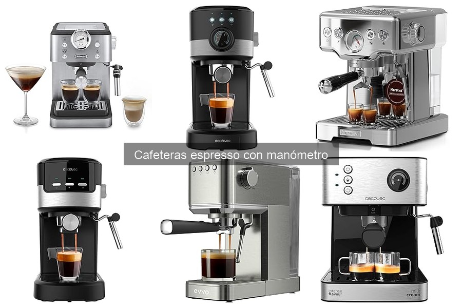 Precios de cafeteras espresso con manómetro en 2023