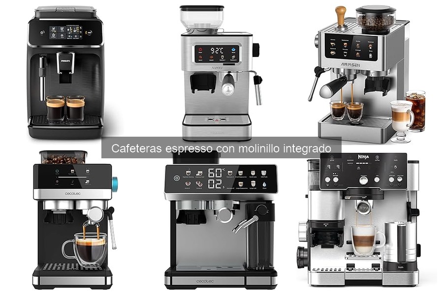 Precios de cafeteras espresso con molinillo integrado y ofertas