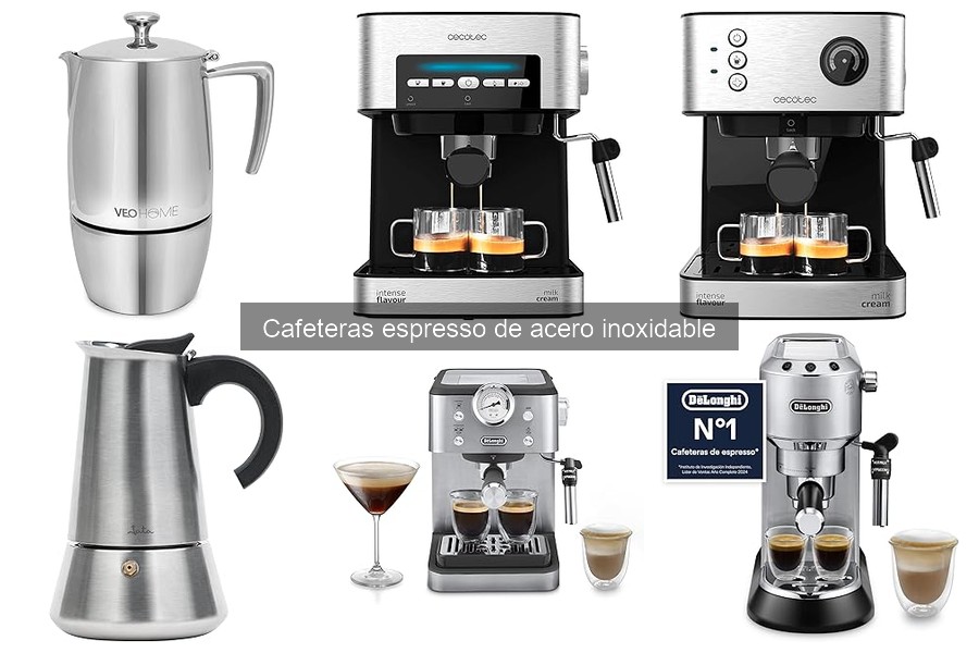 Precios de cafeteras espresso de acero inoxidable: guía completa