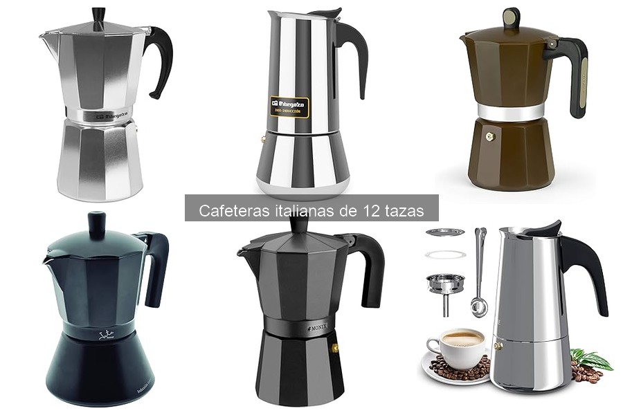 Precios de Cafeteras Italianas de 12 Tazas en 2023