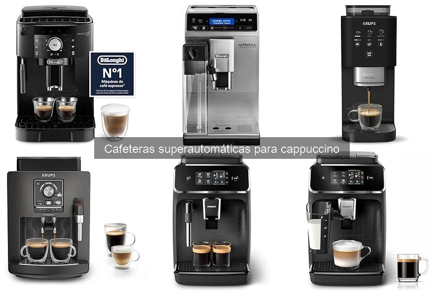 Precios de cafeteras superautomáticas para cappuccino