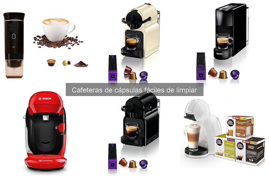 Precios promedio de cafeteras de cápsulas fáciles de limpiar