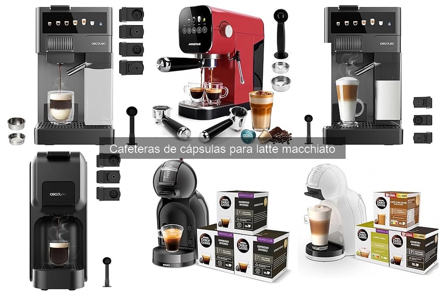 Precios y dónde comprar cafeteras de cápsulas para latte macchiato