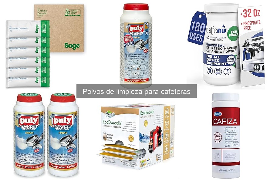 Preguntas frecuentes sobre polvos de limpieza para cafeteras