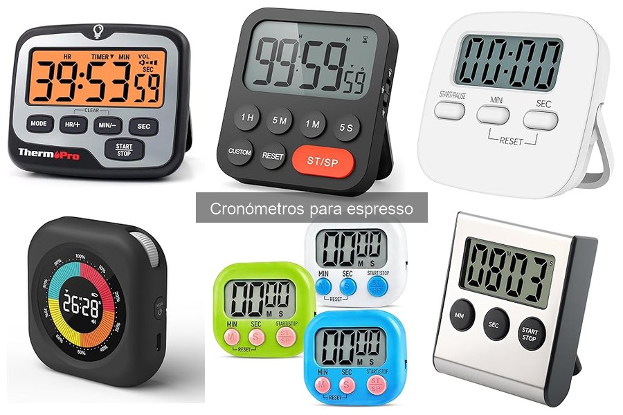 Problemas comunes al usar cronómetros para espresso