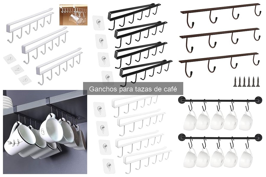 ** Problemas comunes al usar ganchos para tazas de café