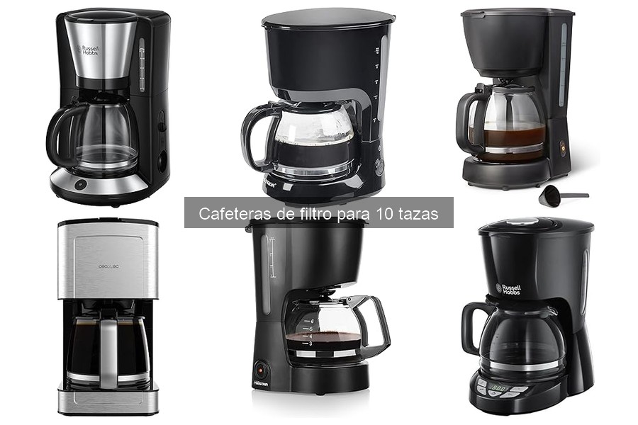 Problemas comunes con cafeteras de filtro para 10 tazas