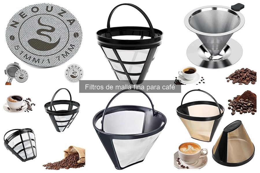 Problemas comunes con filtros de malla fina para café
