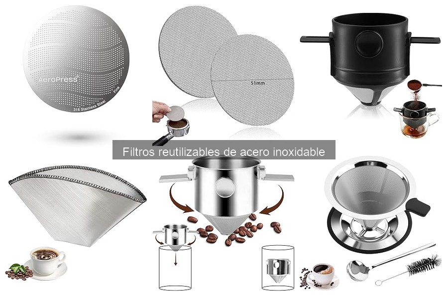 Problemas comunes con filtros reutilizables de acero inoxidable