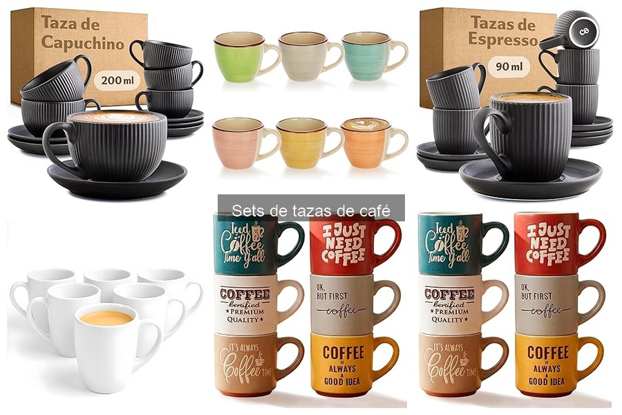 Problemas comunes con sets de tazas de café y soluciones