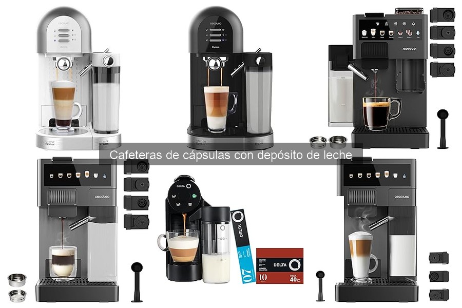Problemas comunes en cafeteras de cápsulas con leche