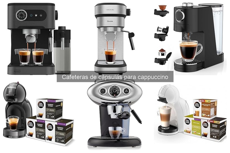 Problemas comunes en cafeteras de cápsulas para cappuccino