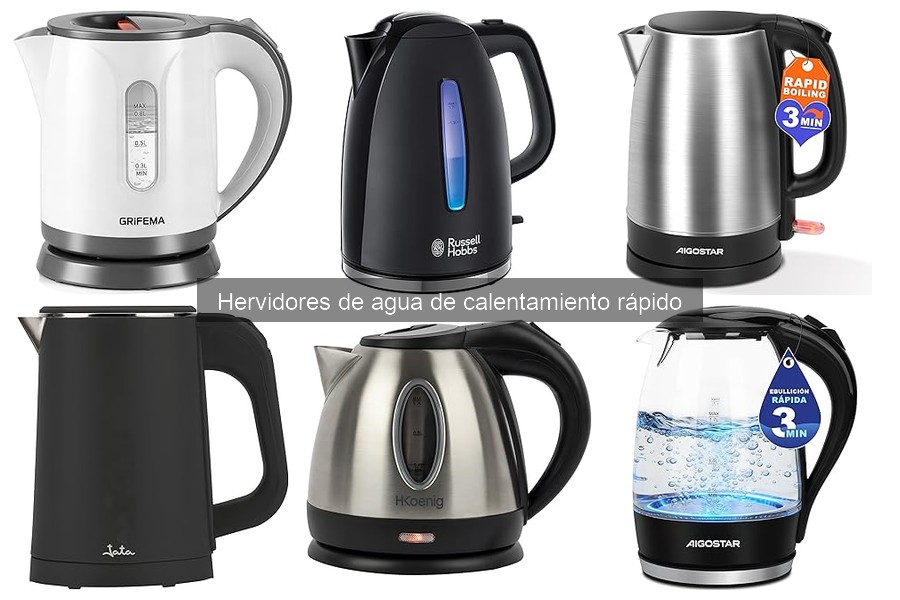 Problemas comunes en hervidores de agua de calentamiento rápido