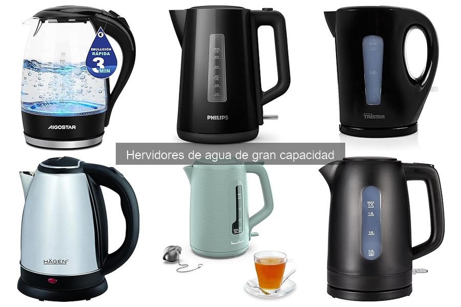Problemas comunes en hervidores de agua de gran capacidad