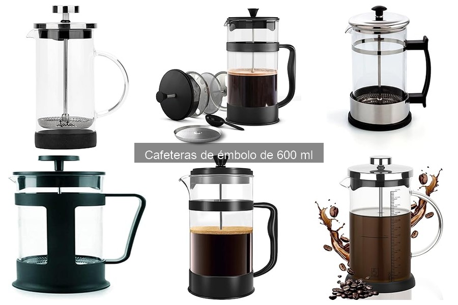 ¿Qué es una cafetera de émbolo de 600 ml? Características y más