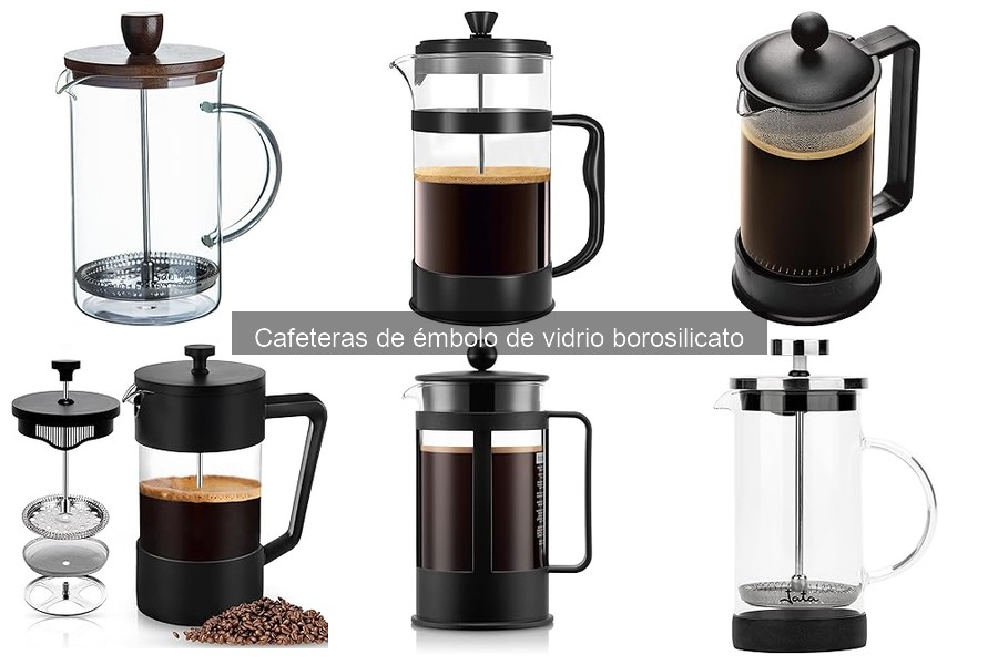 Qué es una cafetera de émbolo de vidrio borosilicato