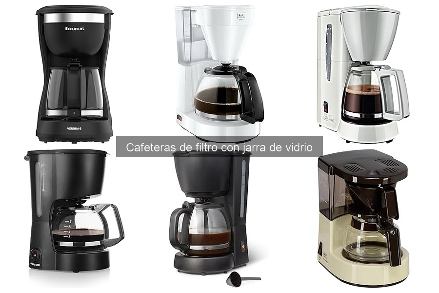 ¿Qué es una cafetera de filtro con jarra de vidrio?