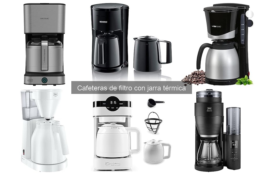 ¿Qué es una cafetera de filtro con jarra térmica?