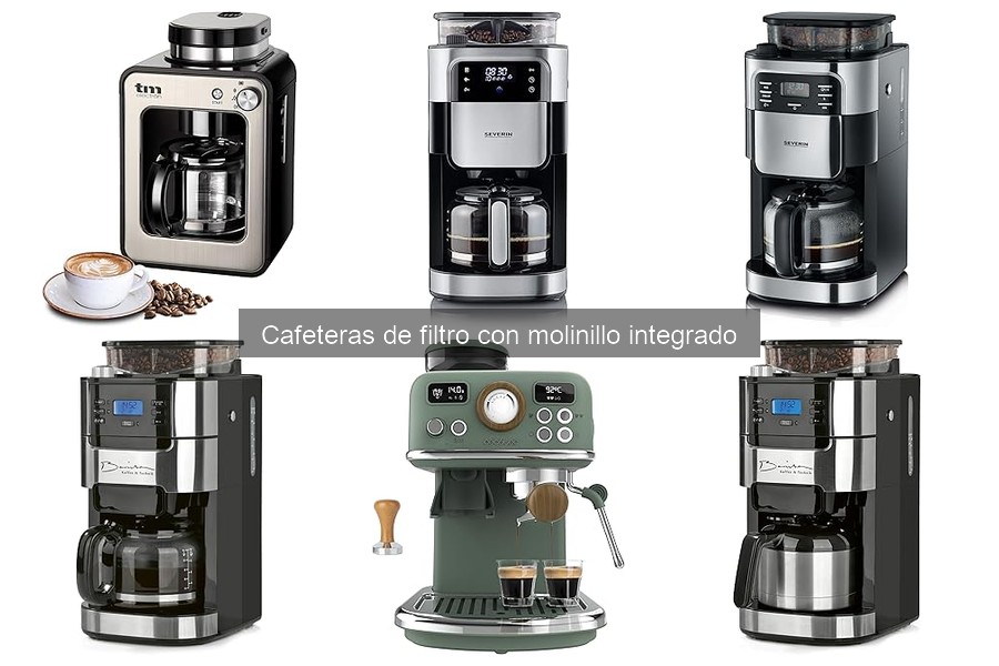 ¿Qué es una cafetera de filtro con molinillo integrado?